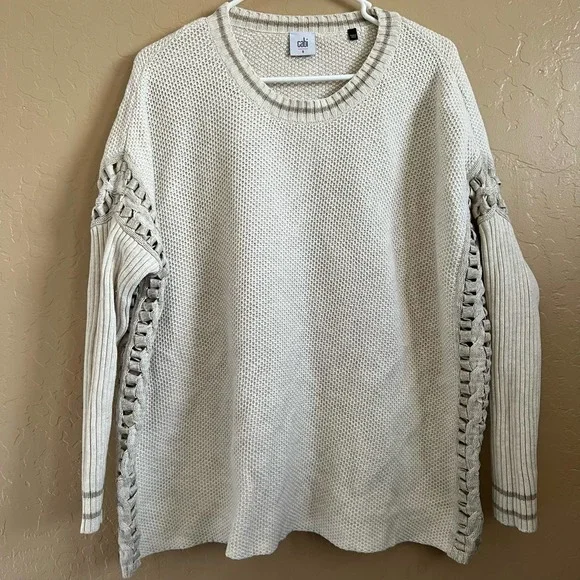 Cabi slip stitch sweater deals